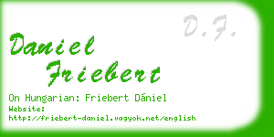 daniel friebert business card